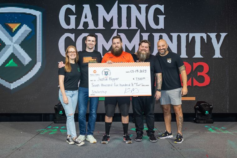 Student scholarship moment